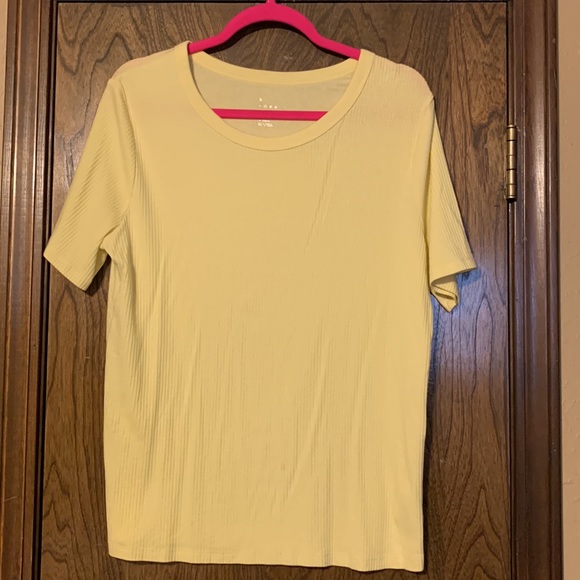 A New Day: Women's Short Sleeve Ribbed T-Shirt - Picture 5 of 7